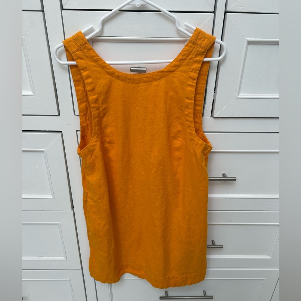 Sold out Free People Full of Sunshine Cotton / Linen Mini Dress - M - Picture 4 of 8